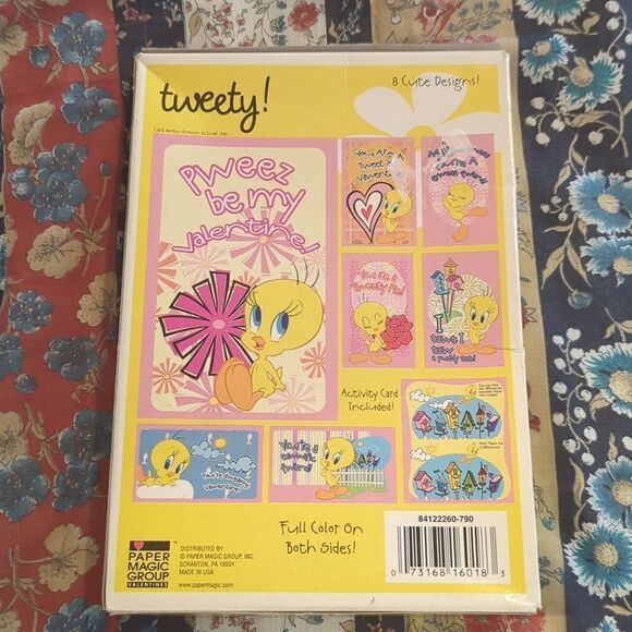 Tweety Bird Warner Brothers vintage Valentine's Day‎ card box set NIP Y2K - Picture 2 of 6